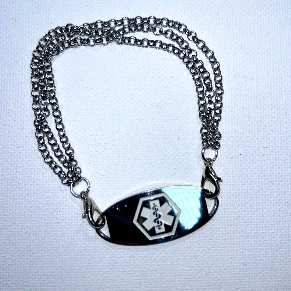 Artisan Handmade Modern Stainless Steel Bracelet For Your Medical Alert Tag Boho